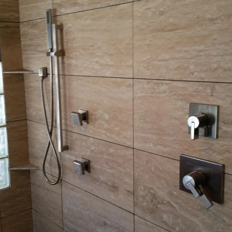 Shower fixture installation for Gas Line Repair in Mineola